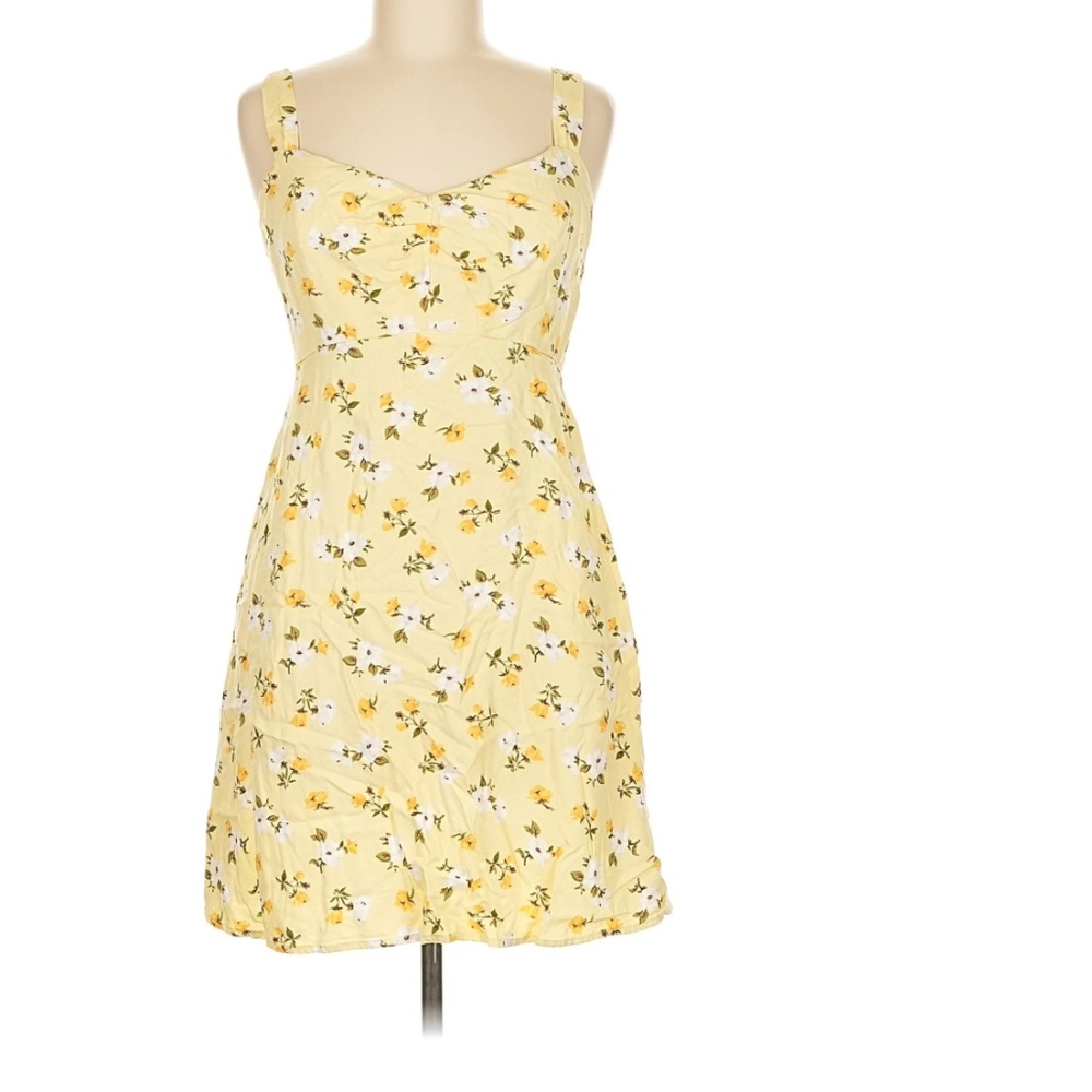 NWT Old Navy Yellow Floral Swing Dress